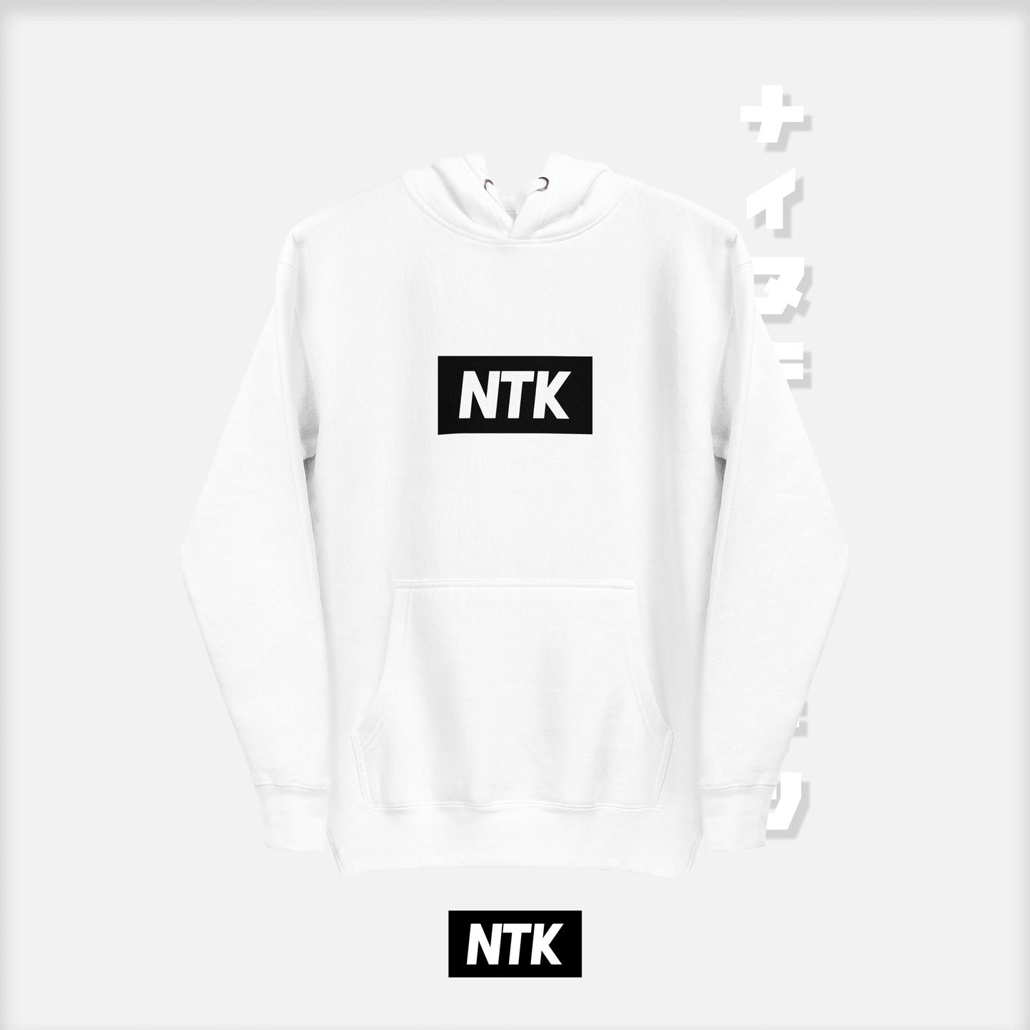 HOODIE [NTK] // WHITE