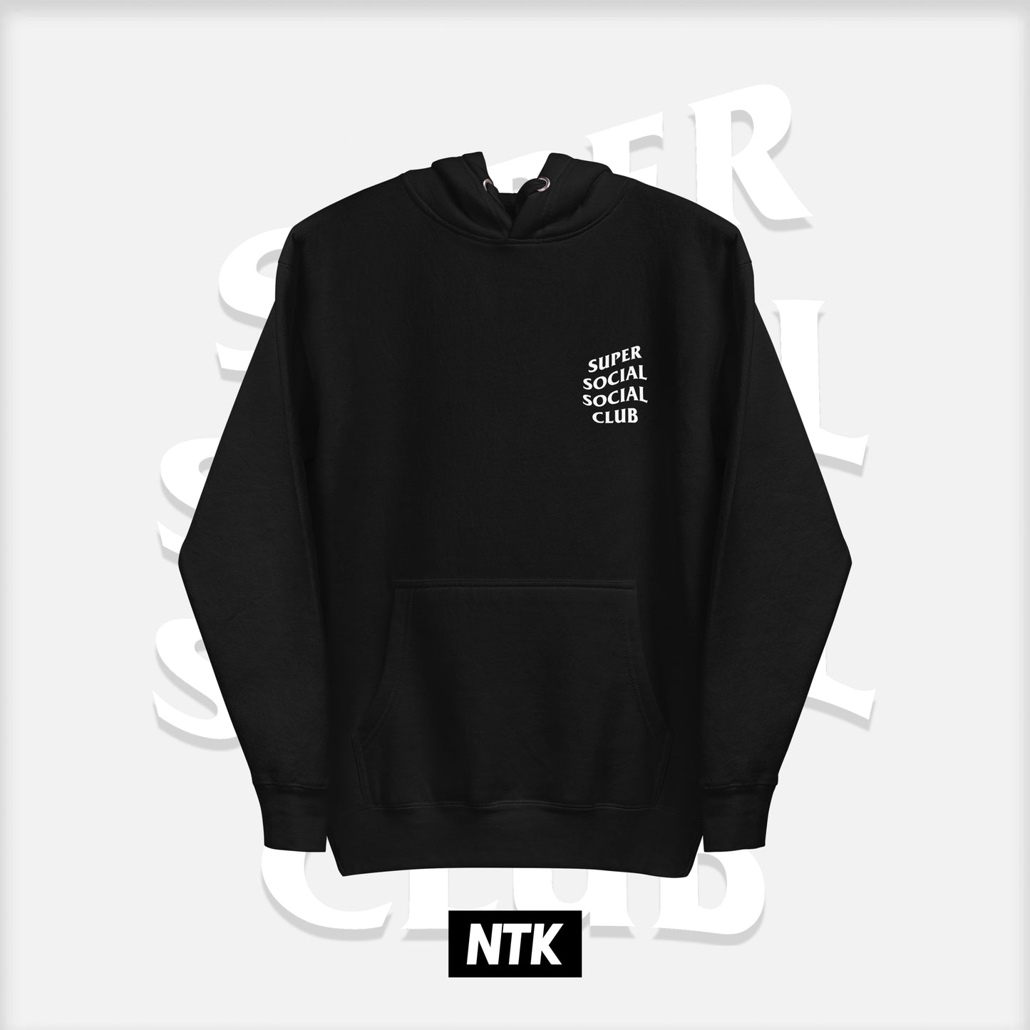 HOODIE [SSSC] // BLACK