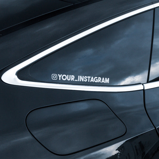 DECAL [@YOUR_INSTAGRAM] // WHITE