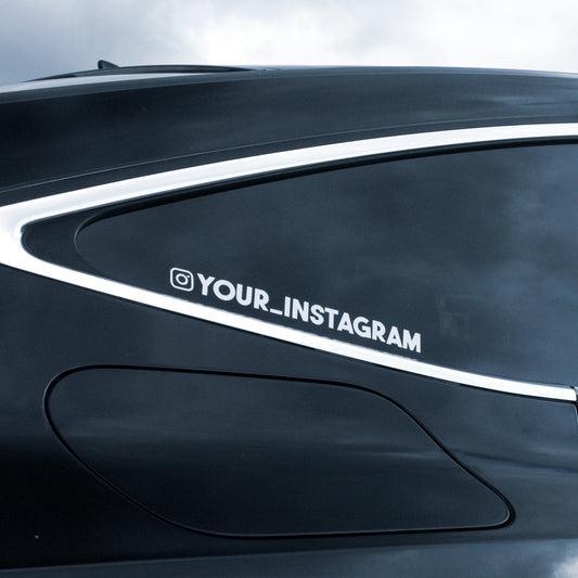 DECAL [@YOUR_INSTAGRAM] // WHITE