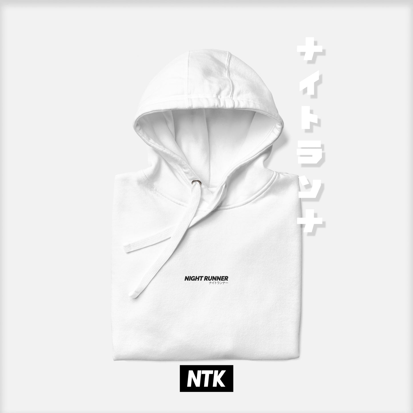 HOODIE [NIGHTRUNNER] // WHITE