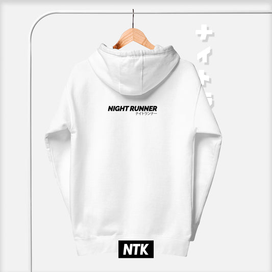 HOODIE [NIGHTRUNNER] // WHITE
